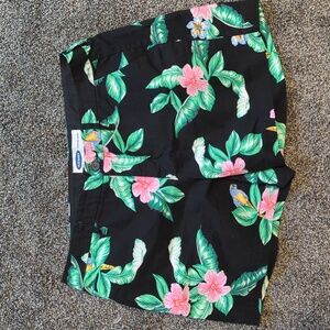 Tropical print short